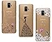 Produktbild CreWin 3 Pack Hülle kompatibel mit Samsung Galaxy S9 Handyhülle Silikon Gel TPU Transparent Bumper Durchsichtig Schutzhülle Klar Handytasche Soft Case - Turm Fahrrad + Blumen + Schmetterling Mädchen
