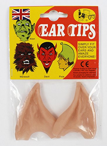 Halloween Ear Tips Fancy Dress Accessories Costume Pixie Goblin Witch Wolf Alien