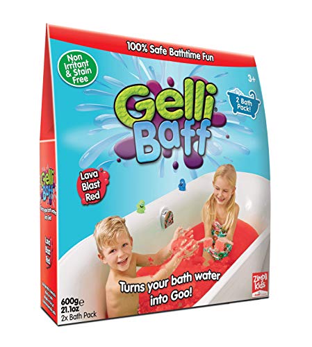 Gelli® - Polvo de baño con disolvente, color rojo, 2 unidades