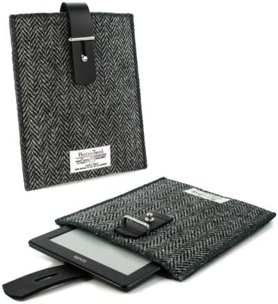Alston Craig Harris Tweed Case Cover Sleeve for 6" eReaders including (Kindle, Nook, Kobo, Pocketbook and Sony) - Herringbone Black