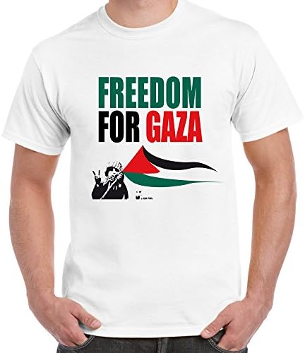 Starlite Mens Novelty tshirts-Free Palestine-Freedom For Gaza-Novelty gifts