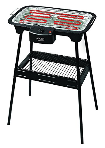 Grill Elektrogrill Standgrill Tischgrill mit oder ohne Füße elektrischer Grill Diätgrill BBQ Grill Barbecue Elektrogrill 2000Watt Grill ohne Feuer, für Ganzjährliche Nutzung geeignet (Standgrill 2000Watt mit Füße) - 2