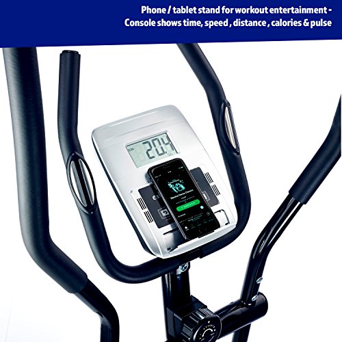 Marcy Azure EL1016 Elliptical Cross Trainer - Black/White/Blue, One Size