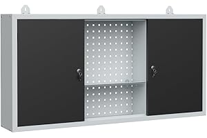 SERINA Hängeschrank Werkstatteinrichtung Werkbank Werkzeugschrank Lochwand