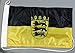 Produktbild Buddel-Bini Bootsflagge Baden Württemberg 20 x 30 cm in Profiqualität Flagge Motorradflagge