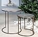 Produktbild 2er Set Beistelltisch "Onda" Aluminium