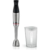 Bosch - Hand Blender, ErgoMaster, Series 6, 1200 W, QuattroBlade | Maximum power and control in your hand with vacuum system