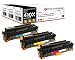 Produktbild Original Reton Toner mit 25% mehr Leistung,kompatibel, 3er Farbset (CF411X, CF412X, CF413X), passend für HP CF411X, CF412X, CF413X / ca. je 5.900 Seiten CYM für HP Color Laserjet Pro MFP M477fdw HP Color LaserJet Pro MFP M477fdn , HP Color LaserJet Pro MFP M477fn , HP Color LaserJet Pro MFP M477fnw , HP Color LaserJet Pro M452dn , HP Color LaserJet Pro M452nw HP Color LaserJet Pro MFP M377dw