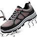 Produktbild Fish&Fairy Sicherheitsschuhe Herren Damen Arbeitsschuhe Stahlkappe Schutzschuhe Leicht Atmungsaktiv Sportlich Traillaufschuhe Grau 44