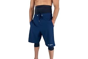 Modesty Långa Badshorts Herr med Kompressionstights Snabbtorkande UV Skydd Islamiska Awrah