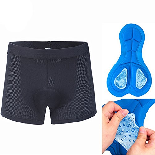 Rmine Herren Radunterhose Fahrrad MTB Unterwäsche mit 3D Sitzpolster - 2