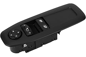 RASHION Pulsantiera Alzacristalli Compatibile con Peugeot 208 2008 3008 5008 96751127ZD Interruttore Finestra