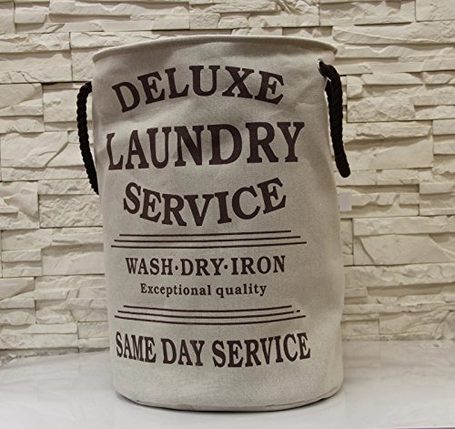 Bada Bing Wäschesack Wäschekorb Deluxe Laundry Style Vintage (beige) 29240 - 2