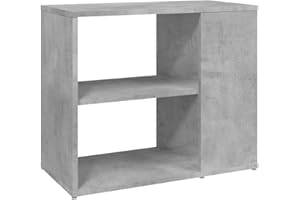 vidaXL Credenza Grigio Cemento 60x30x50 cm in Legno Multistrato