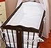10 pcs Crib Bedding Set /Bumper/sheet/duvet/CANOPY /Free Standing Canopy Holder-WHITE (HEART)