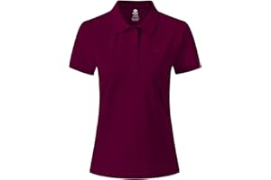 AjezMax Femme Performance Polo à Manches Courtes Sport Tennis Golf Hauts