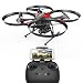Produktbild DROCON Anfänger Quadcopter Drohne mit Optischem Bildstabilisator HD FPV Kamera 1280 x 720P UDI U818PLUS Höhenkontrolle, Taste zum Starten und Landen, samt 4GB TF Speicherkarte