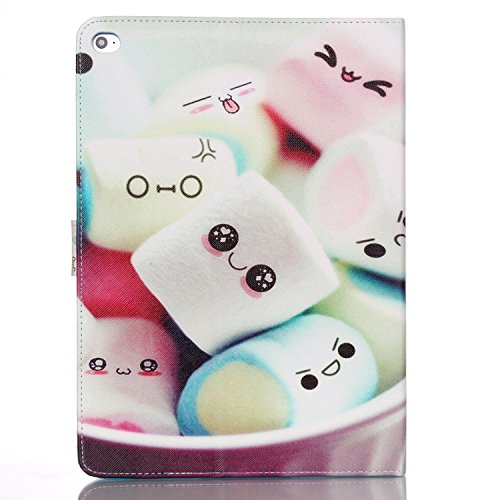 iPad mini 4 Handyhülle – Felfy Slim Full Body Cute Cartoon Sweet Candy Funny Eyes Muster PU Case Cover Etui Schutz Hülle Tasche für Apple iPad mini 4 + 1x Koala Anti Stöpsel + 1x Silber Stylus - 2