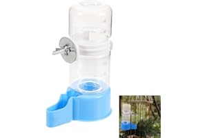 GYWHOOFT Wasserspender für Vögel, Vogeltränke, Fassungsvermögen 140 ml, Spender für Papageien, Futterspender für Cockatiel, automatische Trinkversorgung