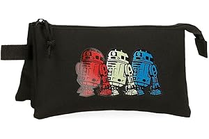 Joumma Star Wars Star Wars - R2D2 Pokrowiec Czarny 22x12x5 cms 1,32l Poliester, Czarny (Black), Talla única, Potrójne etui