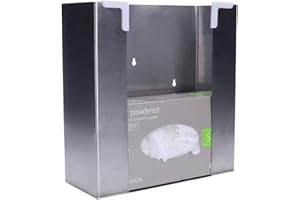 Wessper Stainless Steel Glove Dispenser for 2 boxes
