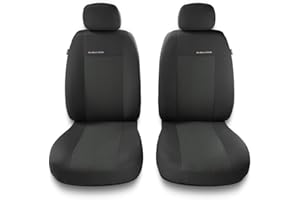 Mossa Housses de siège Avant adaptées pour Toyota Land Cruiser II, III, IV, V, VI, VII (1989-2019) - Housse Siege Voiture universelles - Couverture Siege conducteur - 2UNE-1