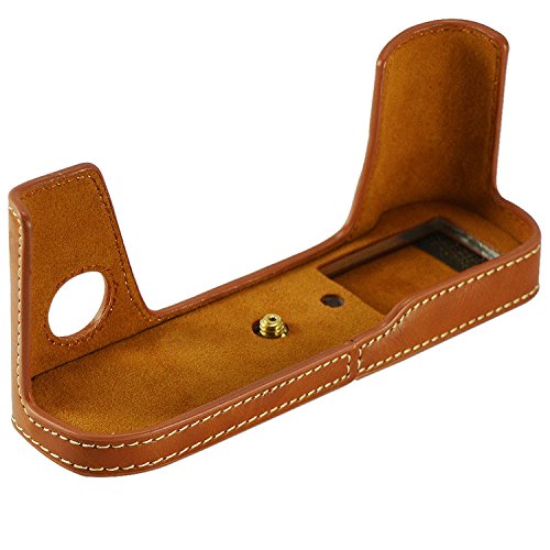 First2savvv XJPT-XPRO2-D09G10 Gehäusehälfte präzise Passform PU-Leder Kameratasche Fall Tasche Cover für Fujifilm X-Pro2 . XPro2 mit SD-Kartenleser - 3