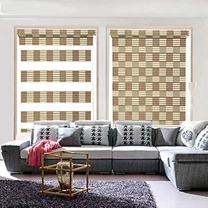 ZEBRA BLINDS Polyester Curtain for Windows Or Outdoor D cor