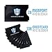 Produktbild RFID Schutzhülle Kreditkarten – NFC Blocker und Ausleseschutz .:. 12 Blocking Hüllen für Kreditkarte, EC-Karte, Personalausweis, Bankkarte, Reisepass gegen Datenklau .:. 100% Datenschutz