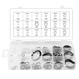 Este conjunto incluye circlips de 150 piezas para que no tenga que preocuparse por quedarse sin circlips durante bastante tiempo.