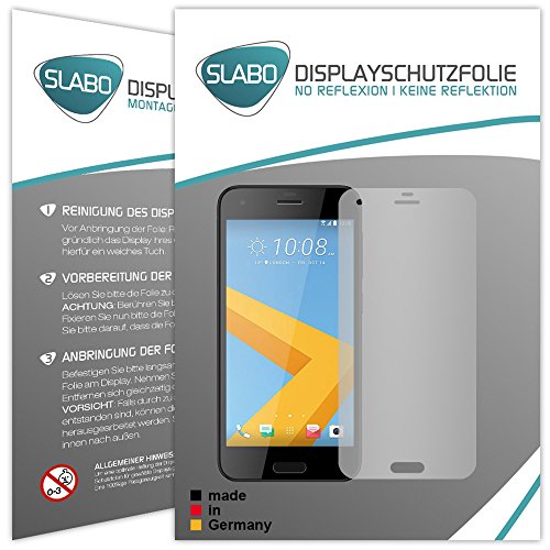 4 x Slabo Displayschutzfolie für HTC One A9s Displayfolie Schutzfolie Folie Zubehör "No Reflexion" MATT - entspiegelnd MADE IN GERMANY