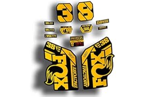 CUAC REVOLUTION Pegatinas Horquillas Compatible con Fox Factory 38 EBIKE 2021 Bicicleta Ciclismo