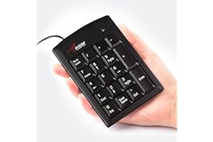H&D Hyaline&Dora PS/2 19 Keys Keypad Numeric Keyboard Multifunction Wired Number Calculator For Laptop Easy To Use win7 ps2 numpad