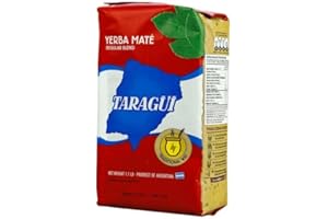 ‎YERBOX Yerba Mate Herbata Taragui Con Palo 0.5 kg + Próbka (40g): Bogaty w antyoksydanty i witaminy, przyspiesza przemianę materii, bez cukru | Argentyna