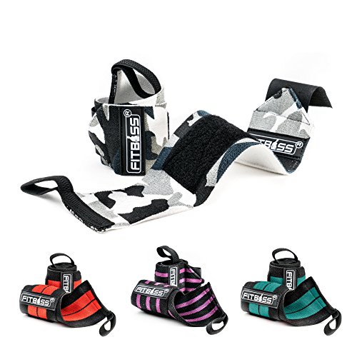 Handgelenkbandagen (2er-Set) inkl. gratis Aufbewahrungsbeutel - Wrist Wraps (45cm) - Profi Bandagen für Kraftsport, Fitness, Bodybuilding, & Crossfit Training - Handgelenkstütze für Athletinnen und Athleten - 2 Jahre Gewährleistung