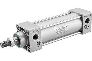 Heschen Cilindro Pneumatico Standard, SC 40-75, PT1/4'' Porta, alesaggio 40mm, Corsa 75mm, Doppio Effetto