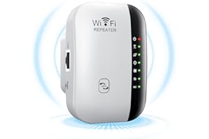 DAJASD Wzmacniacz Wi-Fi, wzmacniacz WLAN 300 Mbit/s, wzmacniacz WiFi z portem Ethernet i WPS, obsługa z trybem repeatera/AP, wzmacniacz WiFi, kompatybilny ze wszystkimi urządzeniami Wi-Fi