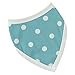 Bears Organics for Kids Spotty "Reversible Neckerchief" Organic Cotton Global Organic Textile Standard Light Blue