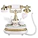 Produktbild Retro phone SHI Xiang Shop Villa Vintage Ornaments Europäische antike Heimtextilien Telefon (Anruferkennung) Größe: 16x25x25cm A+ (Farbe : Weiß)
