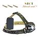 Produktbild STCT LED Stirnlampe Kopflampe Sensor Super Hell Wasserdicht Kopfleuchte für Arbeit Wandern Camping Klettern Laufen und Abenteuer (3 AAA Batterien)