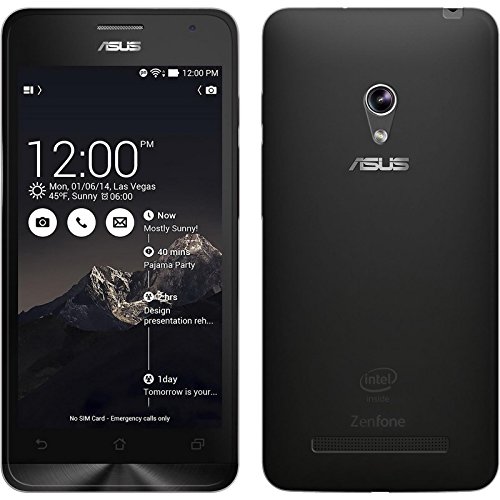 PhoneNatic Funda de silicona para Asus Zenfone 5 - Slimcase transparente - Cover Cubierta protector de pantalla PhoneNatic Funda de silicona para Asus Zenfone 5 - Slimcase transparente - Cover Cubierta protector de pantalla