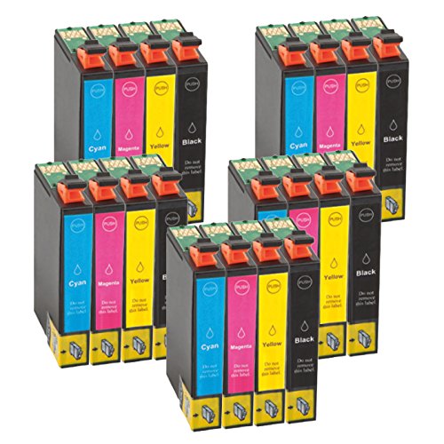 PlatinumSerie® 20x Tinten-Patrone XXL kompatibel für Epson TE2701 – TE2704 Workforce WF-3620 WF-7110 DTW - 2