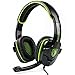 Produktbild SADES SA-708 Wired Over-Ear-Kopfhörer 3,5 mm Audio Plug Gaming Headset Gaming Kopfhörer Ohrhörer mit Mikrofon-Grün
