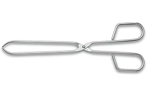 3 Claveles Tenacilla para Carne, Acero Inoxidable, Gris, 25 cm (687)