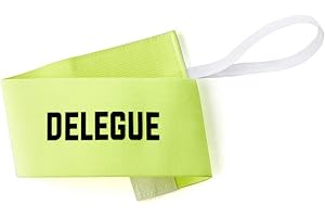 Visiodirect Brassard Délégué, Coloris : Jaune Fluo, Taille Senior