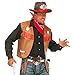Produktbild Cowboy Weste Sheriff Outfit XL 54 braun Revolverheld Kostüm Zubehör Wild West Mottoparty Western Oberteil Wilder Westen Party