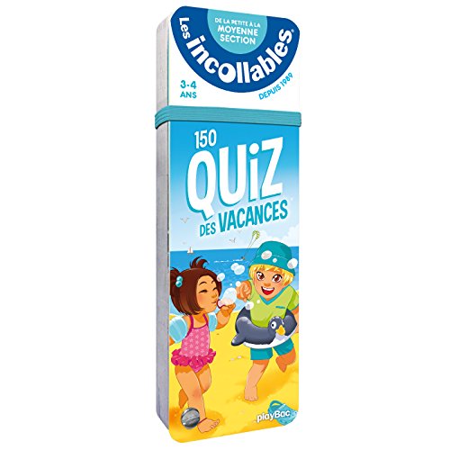 Télécharger Les incollables - 150 quiz des vacances - De la petite à la moyenne section- Cahier de vacances Gratuit
