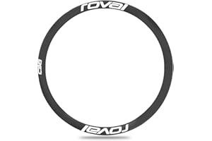 BUSEB Stickers de la Roue à Vélo R-O-V-A-L C38 pour Frein à Disque - Décalque de Profondeur 38mm - Autocollants pour Deux Roues