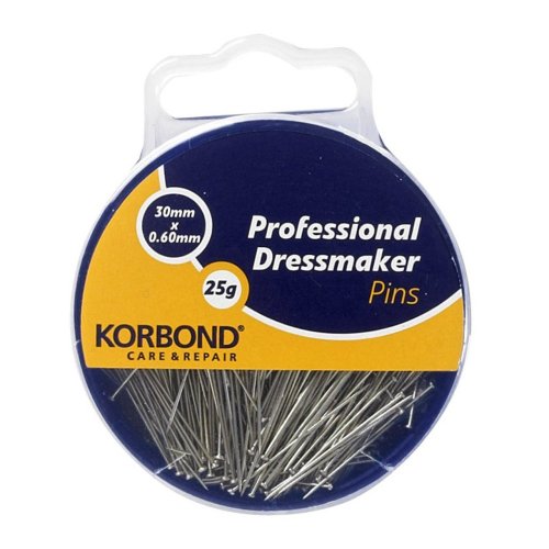 Korbond 25 g Profi-Stecknadeln mit Glaskopf