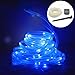 Produktbild Forever Speed led lichterschlauch Solar Solarlichterkette 12m (10M lichterschlauch + 2m Anschlusskabel),tragbar, mit Lichtsensor, Außenlichterkette, Weihnachtsbeleuchtung,Beleuchtung für Hochzeit, Party und Weihnachten, 1.2 V 100 LEDs Blau wasserdicht IP65